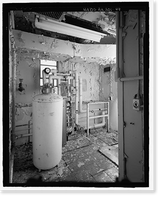 Historic Framed Print, POW-3 Distant Early Warning Line Station, Bullen Point, Prudhoe Bay vicinity, North Slope Borough, AK - 49,  17-7/8" x 21-7/8"