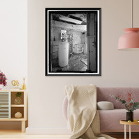 Historic Framed Print, POW-3 Distant Early Warning Line Station, Bullen Point, Prudhoe Bay vicinity, North Slope Borough, AK - 49,  17-7/8" x 21-7/8"