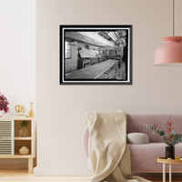 Historic Framed Print, POW-3 Distant Early Warning Line Station, Bullen Point, Prudhoe Bay vicinity, North Slope Borough, AK - 50,  17-7/8" x 21-7/8"