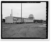 Historic Framed Print, POW-3 Distant Early Warning Line Station, Bullen Point, Prudhoe Bay vicinity, North Slope Borough, AK - 52,  17-7/8" x 21-7/8"