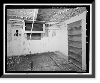 Historic Framed Print, POW-3 Distant Early Warning Line Station, Bullen Point, Prudhoe Bay vicinity, North Slope Borough, AK - 54,  17-7/8" x 21-7/8"