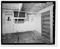 Historic Framed Print, POW-3 Distant Early Warning Line Station, Bullen Point, Prudhoe Bay vicinity, North Slope Borough, AK - 54,  17-7/8" x 21-7/8"