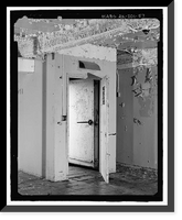 Historic Framed Print, POW-3 Distant Early Warning Line Station, Bullen Point, Prudhoe Bay vicinity, North Slope Borough, AK - 57,  17-7/8" x 21-7/8"