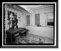 Historic Framed Print, POW-3 Distant Early Warning Line Station, Bullen Point, Prudhoe Bay vicinity, North Slope Borough, AK - 79,  17-7/8" x 21-7/8"