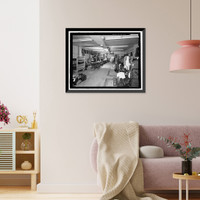 Historic Framed Print, POW-3 Distant Early Warning Line Station, Bullen Point, Prudhoe Bay vicinity, North Slope Borough, AK - 84,  17-7/8" x 21-7/8"