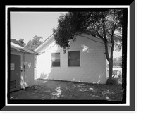 Historic Framed Print, Mare Island Naval Shipyard, Canteen & Brig, Railroad Avenue near Eighteenth Street, Vallejo, Solano County, CA - 3,  17-7/8" x 21-7/8"