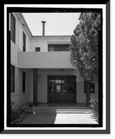 Historic Framed Print, Mare Island Naval Shipyard, Guard House & Barracks, Railroad Avenue near Eighteenth Street, Vallejo, Solano County, CA - 12,  17-7/8" x 21-7/8"