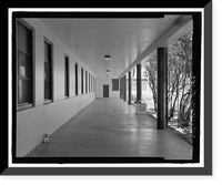 Historic Framed Print, Mare Island Naval Shipyard, Guard House & Barracks, Railroad Avenue near Eighteenth Street, Vallejo, Solano County, CA - 14,  17-7/8" x 21-7/8"