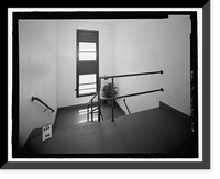 Historic Framed Print, Mare Island Naval Shipyard, Guard House & Barracks, Railroad Avenue near Eighteenth Street, Vallejo, Solano County, CA - 18,  17-7/8" x 21-7/8"