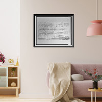 Historic Framed Print, Mare Island Naval Shipyard, Guard House & Barracks, Railroad Avenue near Eighteenth Street, Vallejo, Solano County, CA - 29,  17-7/8" x 21-7/8"