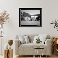 Historic Framed Print, Naval Training Station, Senior Officers' Quarters District, Naval Station Treasure Island, Yerba Buena Island, San Francisco, San Francisco County, CA - 4,  17-7/8" x 21-7/8"