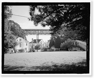 Historic Framed Print, Naval Training Station, Senior Officers' Quarters District, Naval Station Treasure Island, Yerba Buena Island, San Francisco, San Francisco County, CA - 6,  17-7/8" x 21-7/8"