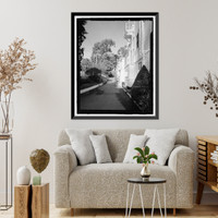 Historic Framed Print, Naval Training Station, Senior Officers' Quarters District, Naval Station Treasure Island, Yerba Buena Island, San Francisco, San Francisco County, CA - 7,  17-7/8" x 21-7/8"