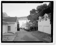 Historic Framed Print, Naval Training Station, Senior Officers' Quarters District, Naval Station Treasure Island, Yerba Buena Island, San Francisco, San Francisco County, CA - 8,  17-7/8" x 21-7/8"