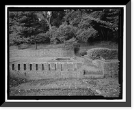 Historic Framed Print, Naval Training Station, Senior Officers' Quarters District, Naval Station Treasure Island, Yerba Buena Island, San Francisco, San Francisco County, CA - 16,  17-7/8" x 21-7/8"