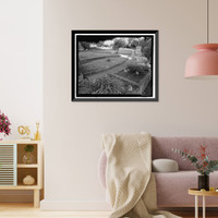 Historic Framed Print, Naval Training Station, Senior Officers' Quarters District, Naval Station Treasure Island, Yerba Buena Island, San Francisco, San Francisco County, CA - 20,  17-7/8" x 21-7/8"