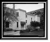 Historic Framed Print, Naval Training Station, Senior Officers' Quarters District, Quarters No. 1, Naval Station Treasure Island, 1 Whiting Way, Yerb, San Francisco, San Francisco County, CA - 6,  17-7/8" x 21-7/8"
