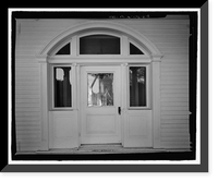 Historic Framed Print, Naval Training Station, Senior Officers' Quarters District, Quarters No. 1, Naval Station Treasure Island, 1 Whiting Way, Yerb, San Francisco, San Francisco County, CA - 8,  17-7/8" x 21-7/8"