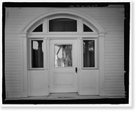 Historic Framed Print, Naval Training Station, Senior Officers' Quarters District, Quarters No. 1, Naval Station Treasure Island, 1 Whiting Way, Yerb, San Francisco, San Francisco County, CA - 8,  17-7/8" x 21-7/8"