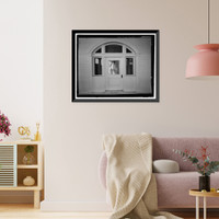 Historic Framed Print, Naval Training Station, Senior Officers' Quarters District, Quarters No. 1, Naval Station Treasure Island, 1 Whiting Way, Yerb, San Francisco, San Francisco County, CA - 8,  17-7/8" x 21-7/8"