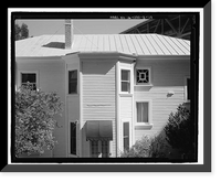 Historic Framed Print, Naval Training Station, Senior Officers' Quarters District, Quarters No. 1, Naval Station Treasure Island, 1 Whiting Way, Yerb, San Francisco, San Francisco County, CA - 10,  17-7/8" x 21-7/8"