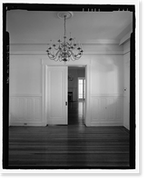 Historic Framed Print, Naval Training Station, Senior Officers' Quarters District, Quarters No. 1, Naval Station Treasure Island, 1 Whiting Way, Yerb, San Francisco, San Francisco County, CA - 14,  17-7/8" x 21-7/8"