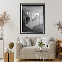 Historic Framed Print, Naval Training Station, Senior Officers' Quarters District, Quarters No. 1, Naval Station Treasure Island, 1 Whiting Way, Yerb, San Francisco, San Francisco County, CA - 15,  17-7/8" x 21-7/8"