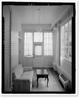 Historic Framed Print, Naval Training Station, Senior Officers' Quarters District, Quarters No. 1, Naval Station Treasure Island, 1 Whiting Way, Yerb, San Francisco, San Francisco County, CA - 16,  17-7/8" x 21-7/8"