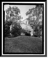 Historic Framed Print, Naval Training Station, Senior Officers' Quarters District, Quarters No. 4, Naval Station Treasure Island, 4 Whiting Way, Yerb, San Francisco, San Francisco County, CA,  17-7/8" x 21-7/8"