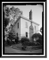 Historic Framed Print, Naval Training Station, Senior Officers' Quarters District, Quarters No. 4, Naval Station Treasure Island, 4 Whiting Way, Yerb, San Francisco, San Francisco County, CA - 2,  17-7/8" x 21-7/8"