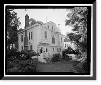 Historic Framed Print, Naval Training Station, Senior Officers' Quarters District, Quarters No. 4, Naval Station Treasure Island, 4 Whiting Way, Yerb, San Francisco, San Francisco County, CA - 3,  17-7/8" x 21-7/8"