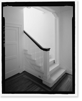 Historic Framed Print, Naval Training Station, Senior Officers' Quarters District, Quarters No. 4, Naval Station Treasure Island, 4 Whiting Way, Yerb, San Francisco, San Francisco County, CA - 4,  17-7/8" x 21-7/8"