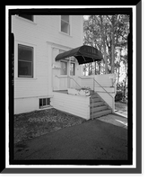 Historic Framed Print, Naval Training Station, Senior Officers' Quarters District, Quarters No. 6, Naval Station Treasure Island, 6 Whiting Way, Yerb, San Francisco, San Francisco County, CA - 3,  17-7/8" x 21-7/8"