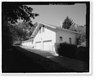 Historic Framed Print, Naval Training Station, Senior Officers' Quarters District, Building No. 83, Naval Station Treasure Island, Yerba Buena Island, San Francisco, San Francisco County, CA,  17-7/8" x 21-7/8"