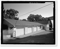 Historic Framed Print, Naval Training Station, Senior Officers' Quarters District, Building No. 205, Naval Station Treasure Island, Yerba Buena Island, San Francisco, San Francisco County, CA,  17-7/8" x 21-7/8"