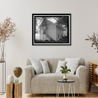 Historic Framed Print, Naval Training Station, Senior Officers' Quarters District, Building No. 230, Naval Station Treasure Island, Yerba Buena Island, San Francisco, San Francisco County, CA - 2,  17-7/8" x 21-7/8"