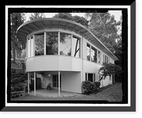 Historic Framed Print, Naval Training Station, Quarters No. 10, Naval Station Treasure Island, Junction of Macalla, San Francisco, San Francisco County, CA - 2,  17-7/8" x 21-7/8"