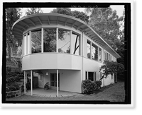 Historic Framed Print, Naval Training Station, Quarters No. 10, Naval Station Treasure Island, Junction of Macalla, San Francisco, San Francisco County, CA - 2,  17-7/8" x 21-7/8"