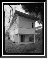 Historic Framed Print, Naval Training Station, Quarters No. 10, Naval Station Treasure Island, Junction of Macalla, San Francisco, San Francisco County, CA - 3,  17-7/8" x 21-7/8"