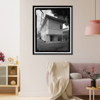 Historic Framed Print, Naval Training Station, Quarters No. 10, Naval Station Treasure Island, Junction of Macalla, San Francisco, San Francisco County, CA - 3,  17-7/8" x 21-7/8"