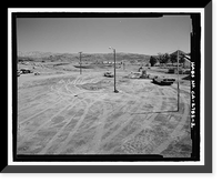 Historic Framed Print, U.S. Inspection Station, California State Highway 188, Tecate Road, Tecate, San Diego County, CA - 2,  17-7/8" x 21-7/8"