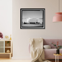 Historic Framed Print, Golden Gate International Exposition, Palace of Fine and Decorative Arts & Annex, California Avenue, Treasure Island, San Francisco, San Francisco County, CA - 7,  17-7/8" x 21-7/8"