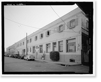 Historic Framed Print, James K. Hill & Sons Pickle Works, 1001-1007 East First Street, Los Angeles, Los Angeles County, CA,  17-7/8" x 21-7/8"
