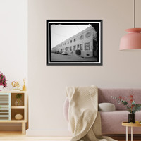 Historic Framed Print, James K. Hill & Sons Pickle Works, 1001-1007 East First Street, Los Angeles, Los Angeles County, CA,  17-7/8" x 21-7/8"