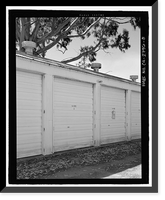 Historic Framed Print, Mobile Searchlight Storage Building, 691 Center Road, Sausalito vicinity, Marin County, CA - 8,  17-7/8" x 21-7/8"
