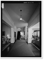 Historic Framed Print, Washington Place, 320 South Beretania Street, Honolulu, Honolulu County, HI - 26,  17-7/8" x 21-7/8"