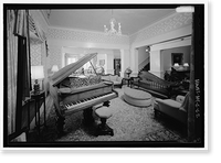 Historic Framed Print, Washington Place, 320 South Beretania Street, Honolulu, Honolulu County, HI - 34,  17-7/8" x 21-7/8"