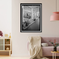 Historic Framed Print, Washington Place, 320 South Beretania Street, Honolulu, Honolulu County, HI - 42,  17-7/8" x 21-7/8"