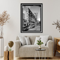 Historic Framed Print, Merchant & Nuuanu Streets, Stangenwald Building, 115 Merchant Street, Honolulu, Honolulu County, HI,  17-7/8" x 21-7/8"