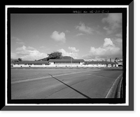 Historic Framed Print, U.S. Marine Corps Base Hawaii, Kaneohe Bay, Gunnery School, Bingham Way between Minteer Street & Lawrence Road, Kaneohe, Honolulu County, HI,  17-7/8" x 21-7/8"